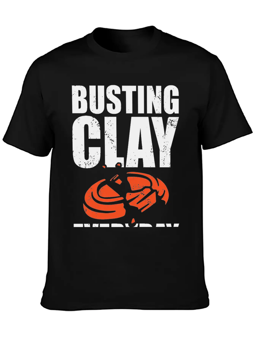 Clay Pigeon Shooting Unisex Short Sleeve Soft Cotton T-Shirt – Casual Everyday Wear