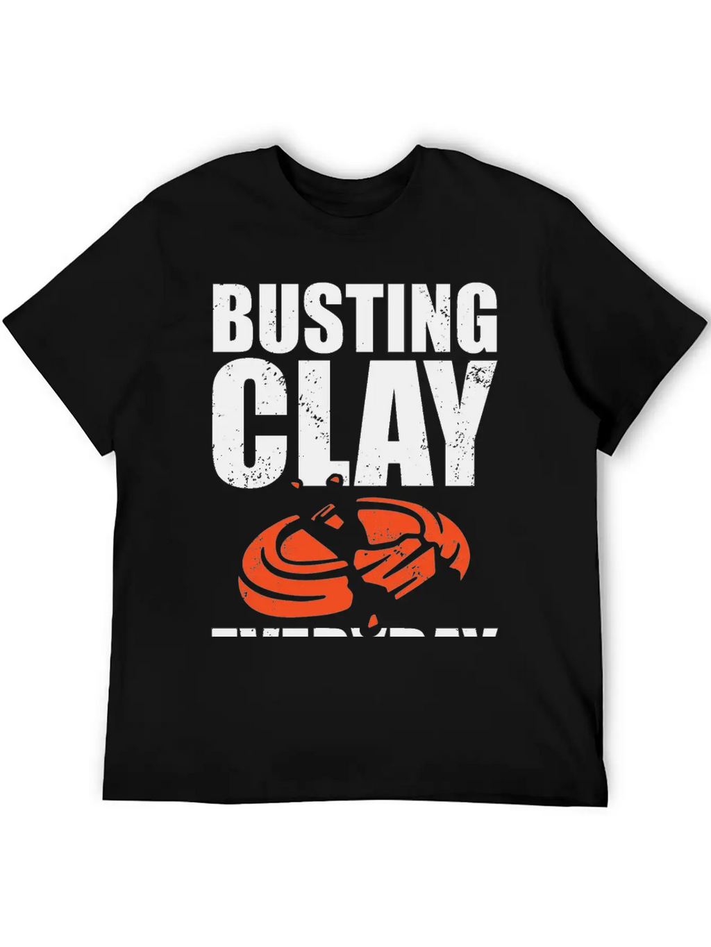 Clay Pigeon Shooting Unisex Short Sleeve Soft Cotton T-Shirt – Casual Everyday Wear