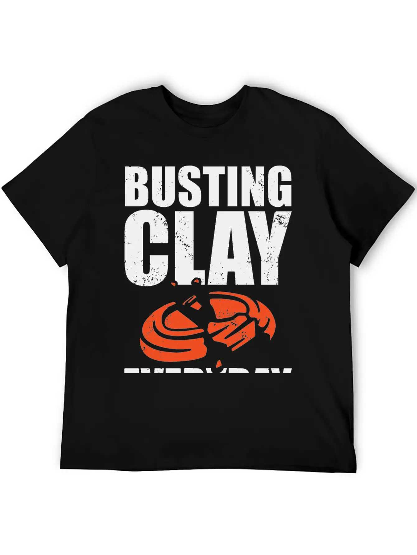 Clay Pigeon Shooting Unisex Short Sleeve Soft Cotton T-Shirt – Casual Everyday Wear