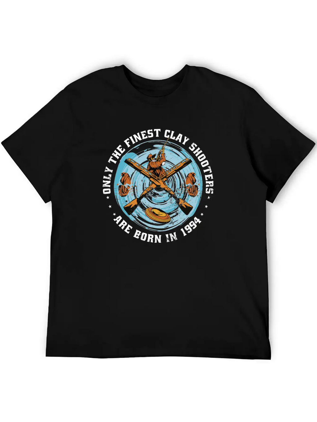 Clay Shooters Vintage 1994 Birthday Clay-pigeons Unisex Casual T-Shirt – Clean Design For Daily Comfort