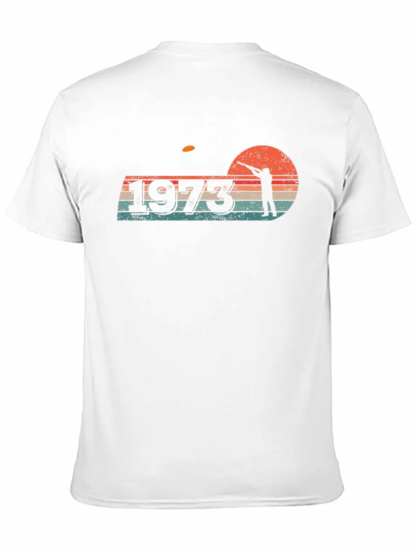Clay Skeet Pigeon Shooting Vintage 1973 Birthday Breathable Soft Cotton T-Shirt – Timeless Casual Look
