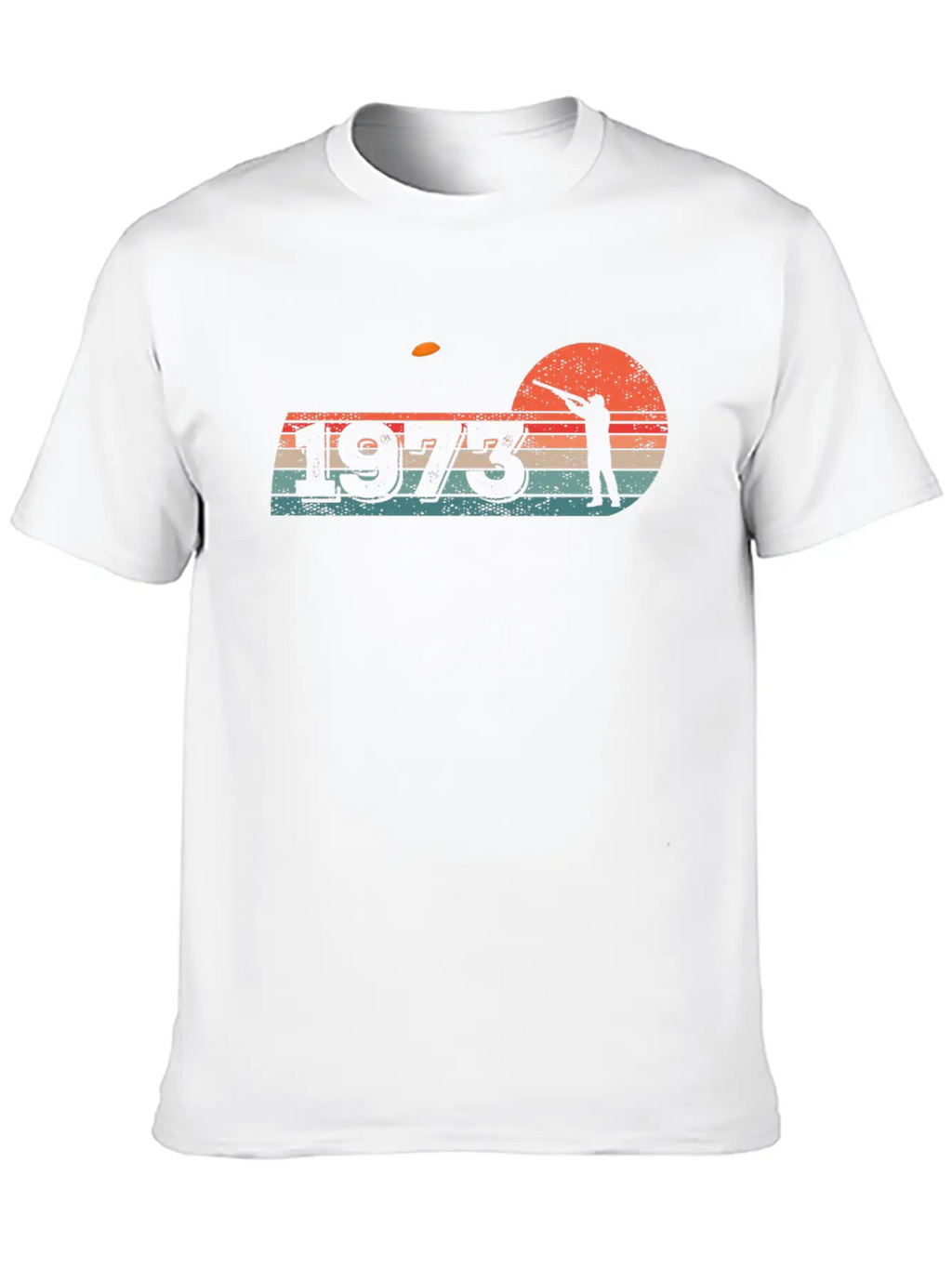 Clay Skeet Pigeon Shooting Vintage 1973 Birthday Breathable Soft Cotton T-Shirt – Timeless Casual Look