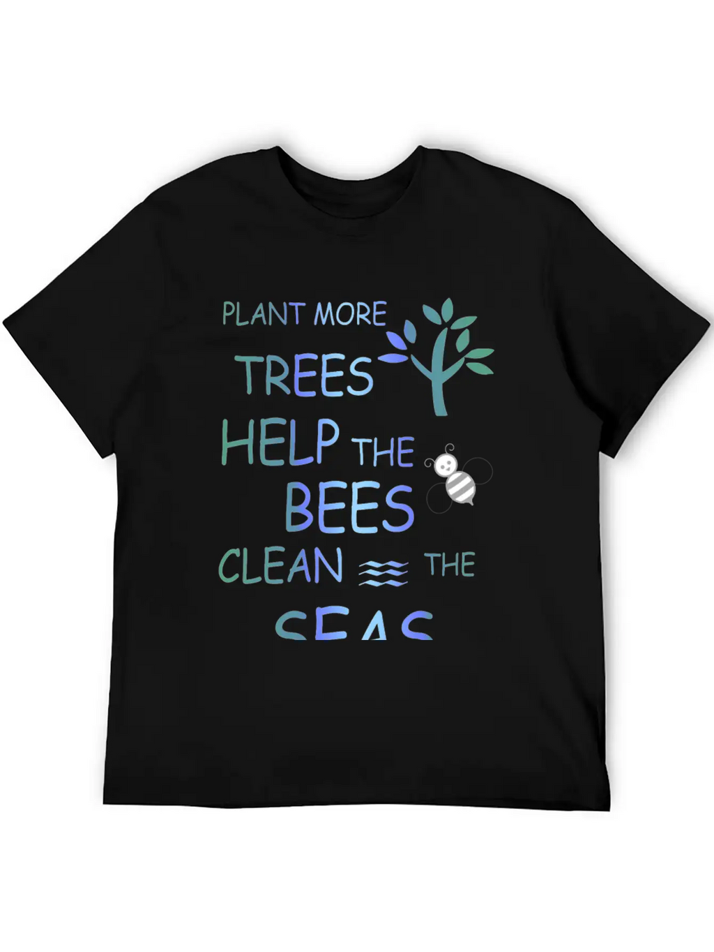 Clean The Seas Climate Protection Essential Cotton Tee For Daily Outfits – Unisex Style
