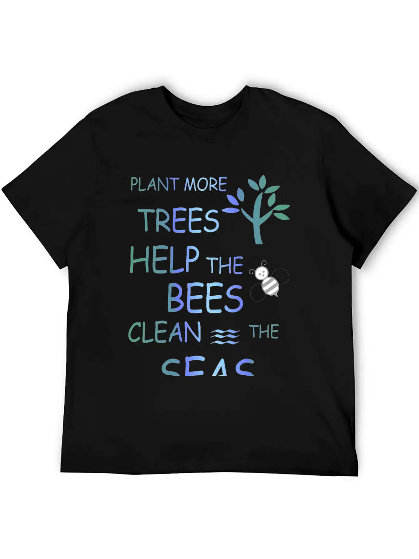 Clean The Seas Climate Protection Essential Cotton Tee For Daily Outfits – Unisex Style