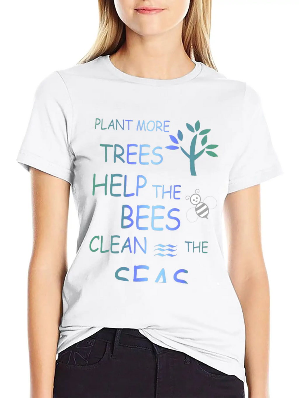 Clean The Seas Climate Protection Essential Cotton Tee For Daily Outfits – Unisex Style