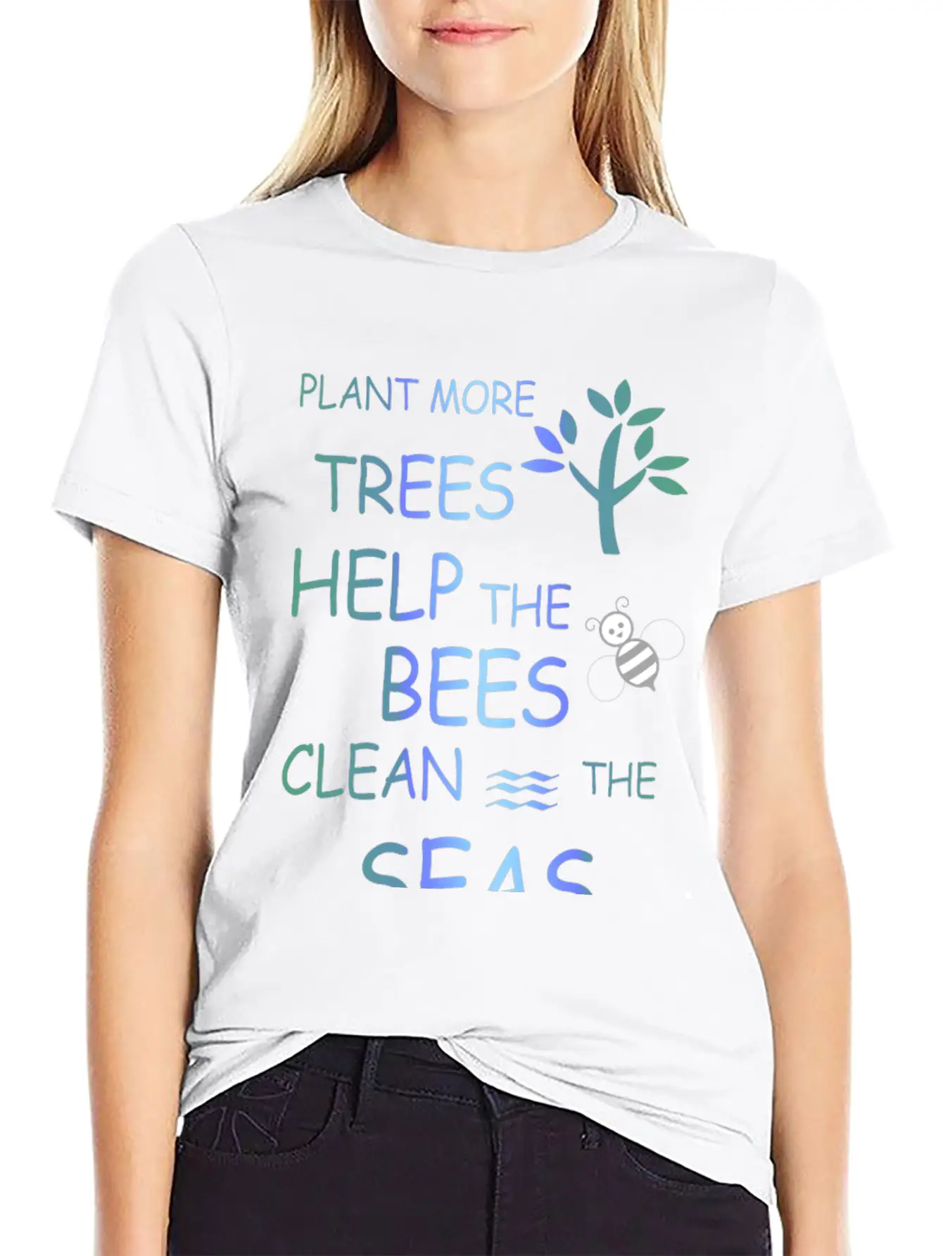 Clean The Seas Climate Protection Essential Cotton Tee For Daily Outfits – Unisex Style