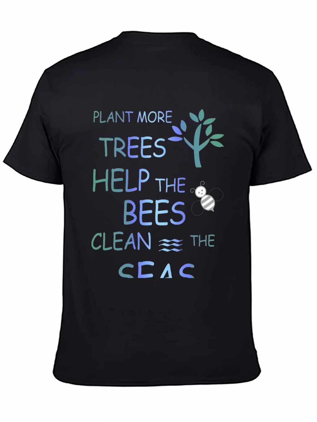 Clean The Seas Climate Protection Essential Cotton Tee For Daily Outfits – Unisex Style