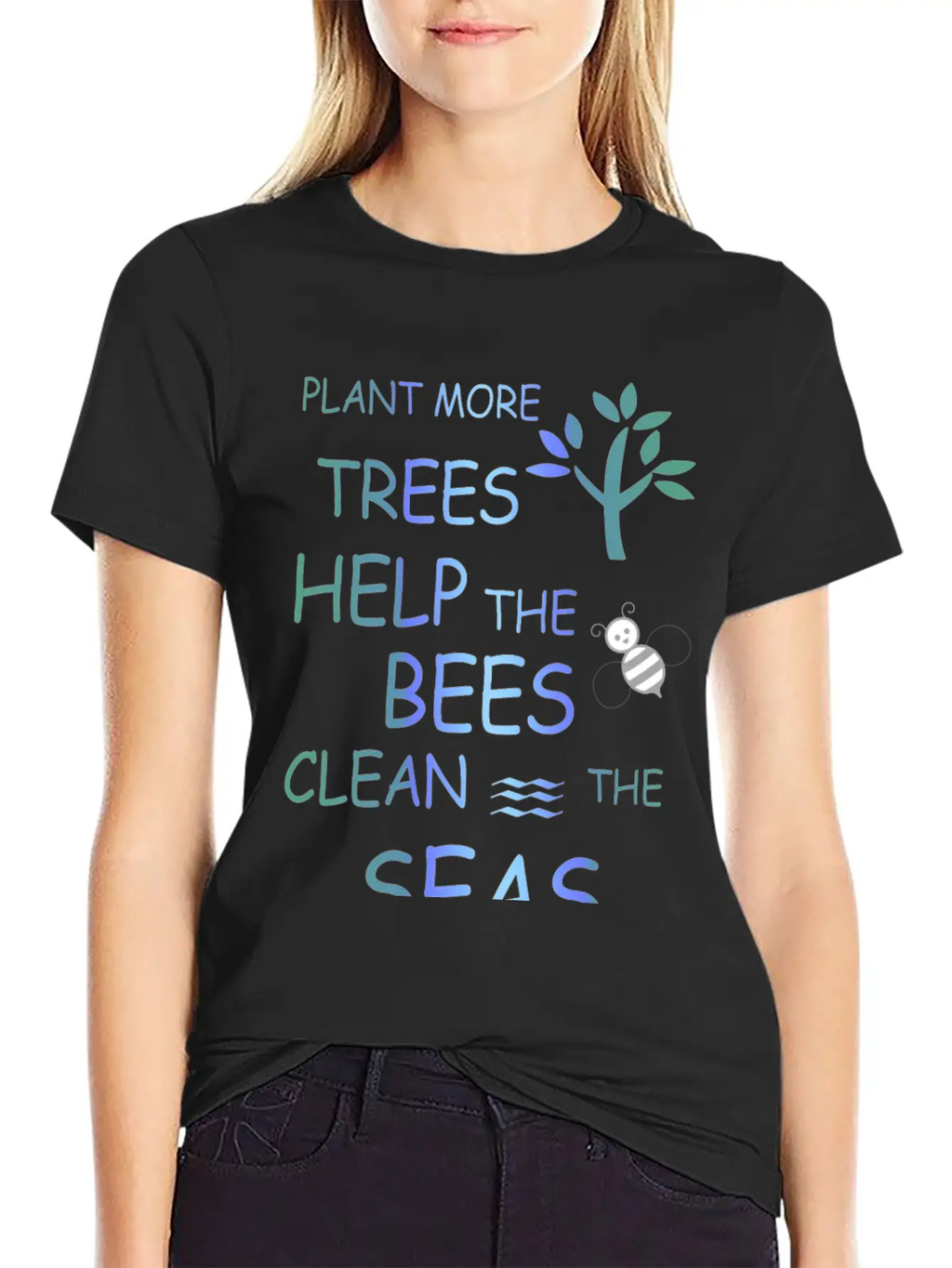 Clean The Seas Climate Protection Essential Cotton Tee For Daily Outfits – Unisex Style