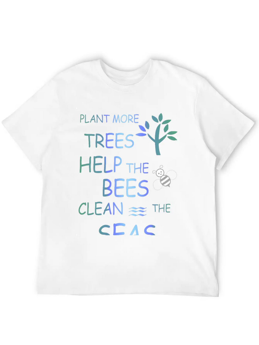 Clean The Seas Climate Protection Essential Cotton Tee For Daily Outfits – Unisex Style