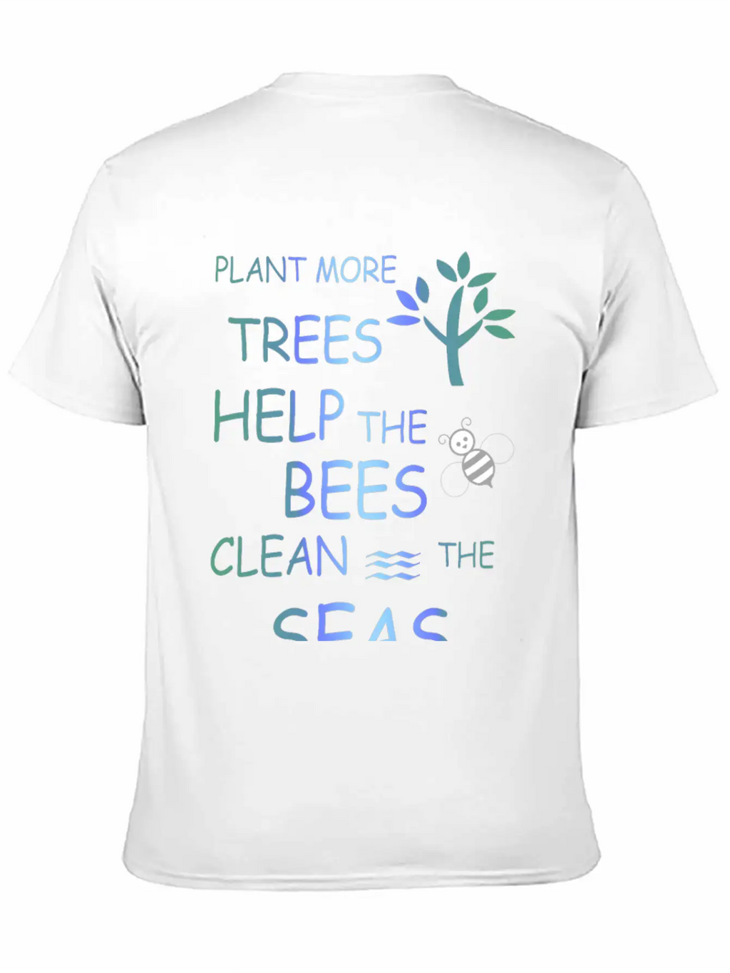 Clean The Seas Climate Protection Essential Cotton Tee For Daily Outfits – Unisex Style