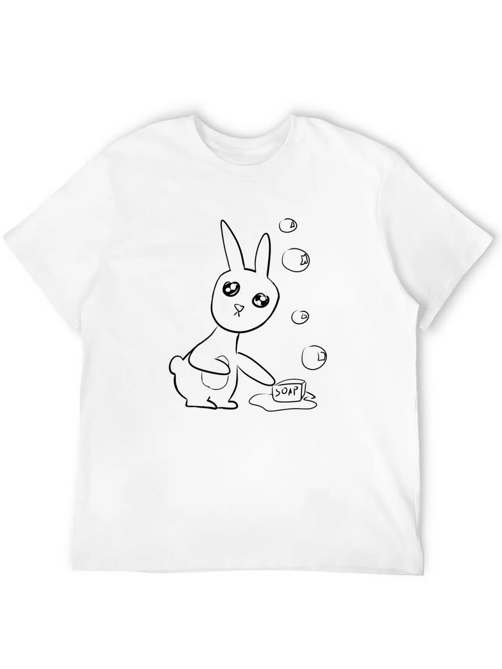 Cleanliness Rabbit Wash Breathable Soft Cotton T-Shirt – Timeless Casual Look