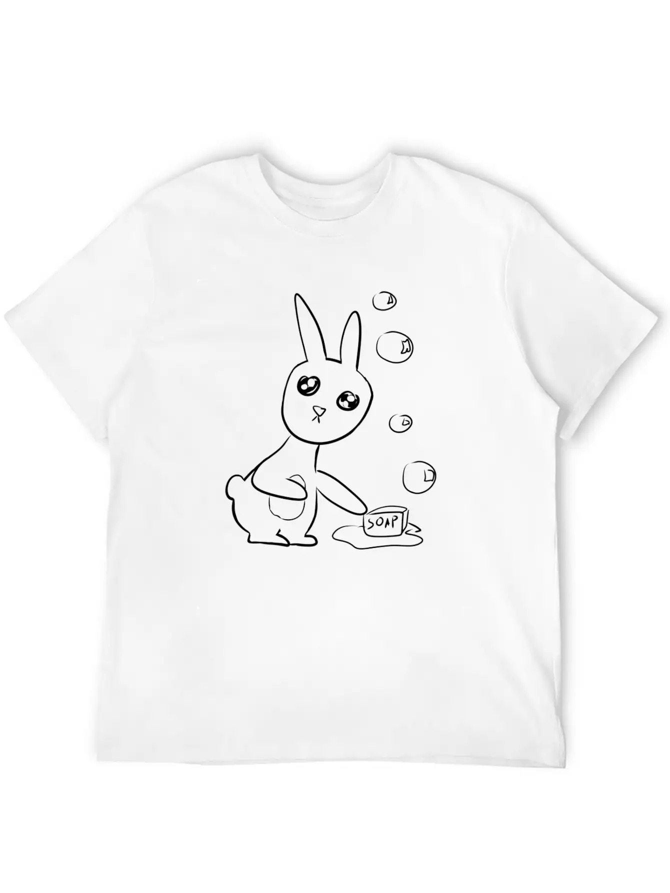 Cleanliness Rabbit Wash Breathable Soft Cotton T-Shirt – Timeless Casual Look