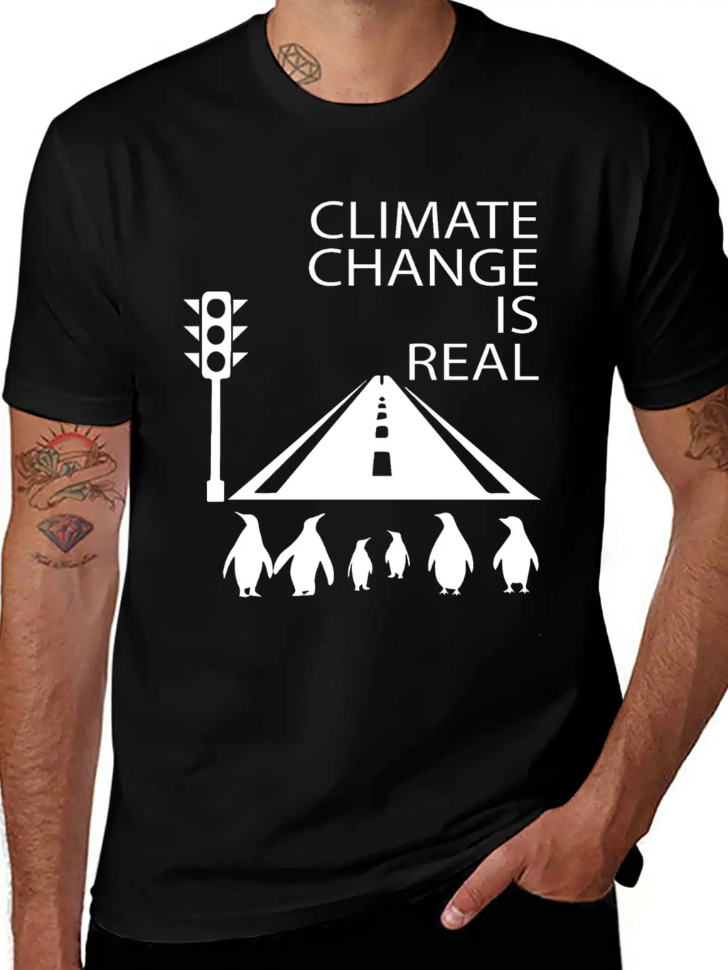 Climate Change Is Real, Awareness Environmental Essential Cotton Tee For Daily Outfits – Unisex Style
