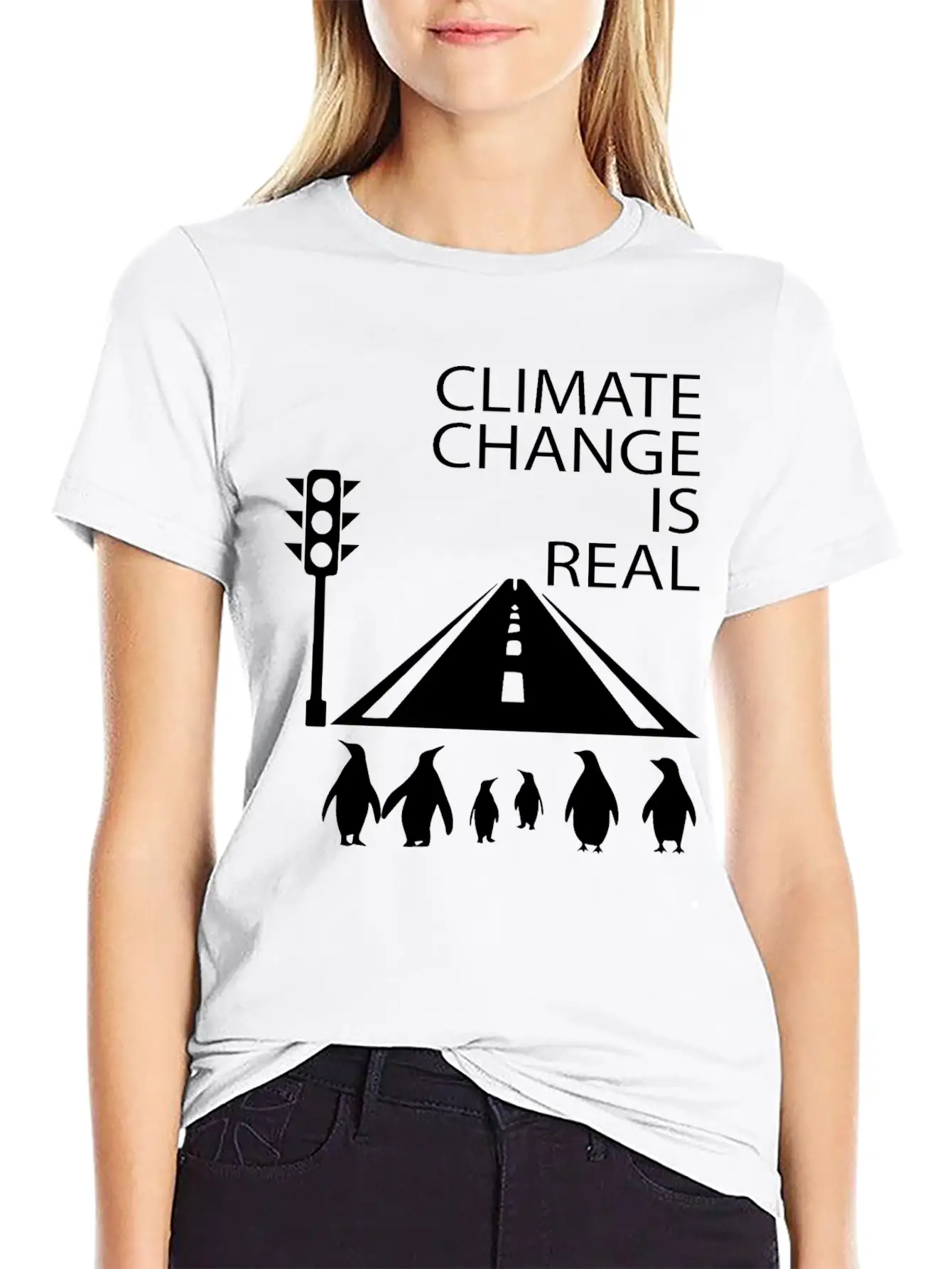 Climate Change Is Real, Awareness Environmental Essential Cotton Tee For Daily Outfits – Unisex Style