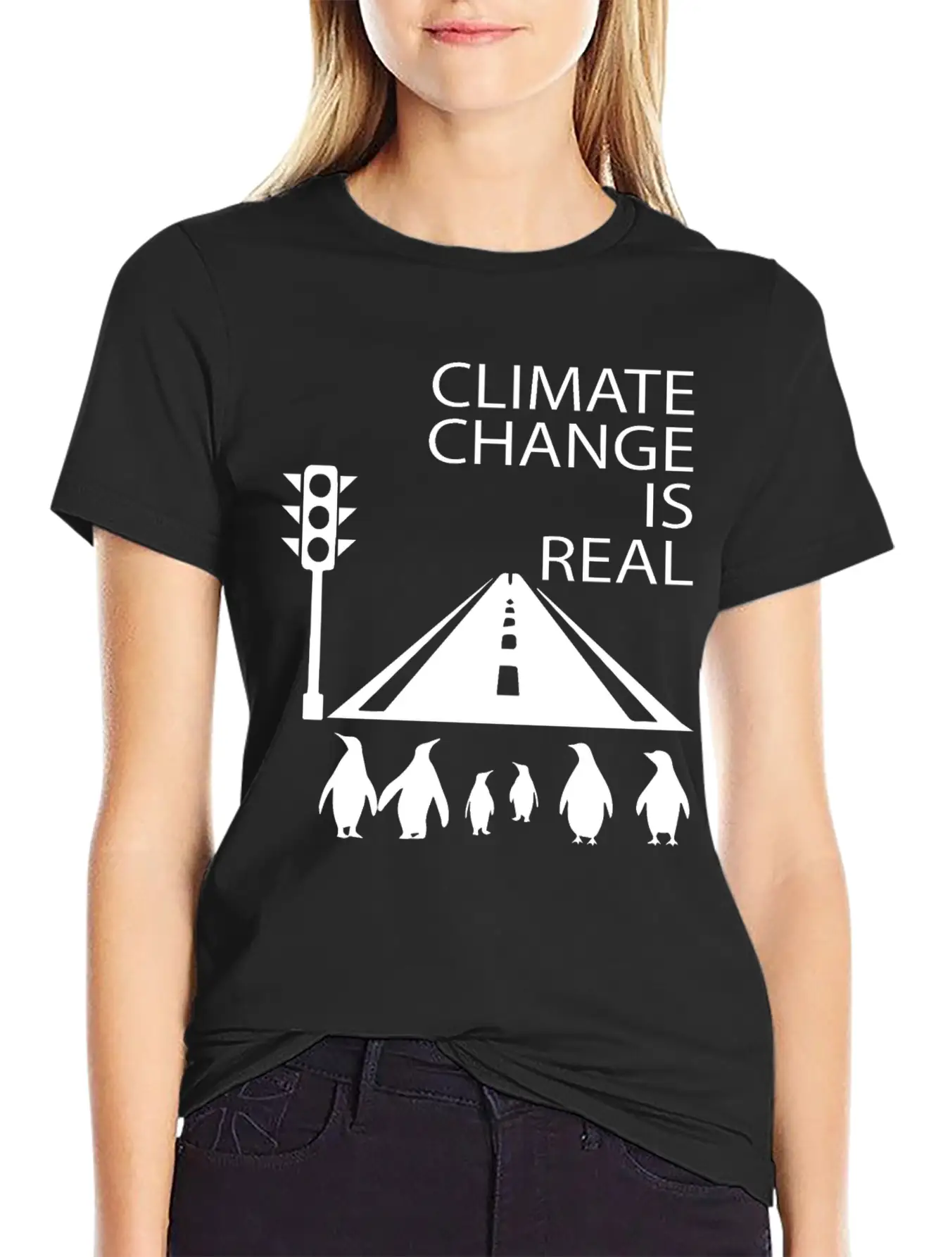 Climate Change Is Real, Awareness Environmental Essential Cotton Tee For Daily Outfits – Unisex Style