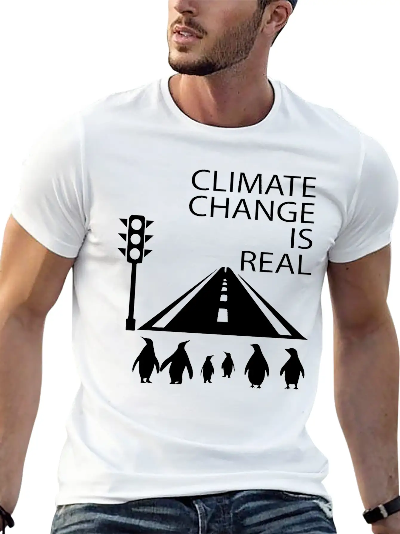 Climate Change Is Real, Awareness Environmental Essential Cotton Tee For Daily Outfits – Unisex Style