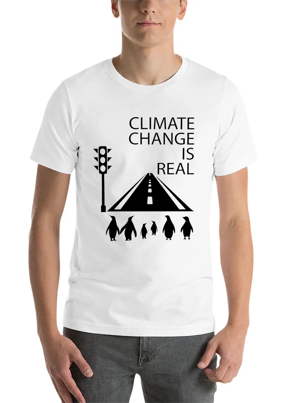 Climate Change Is Real, Awareness Environmental Essential Cotton Tee For Daily Outfits – Unisex Style