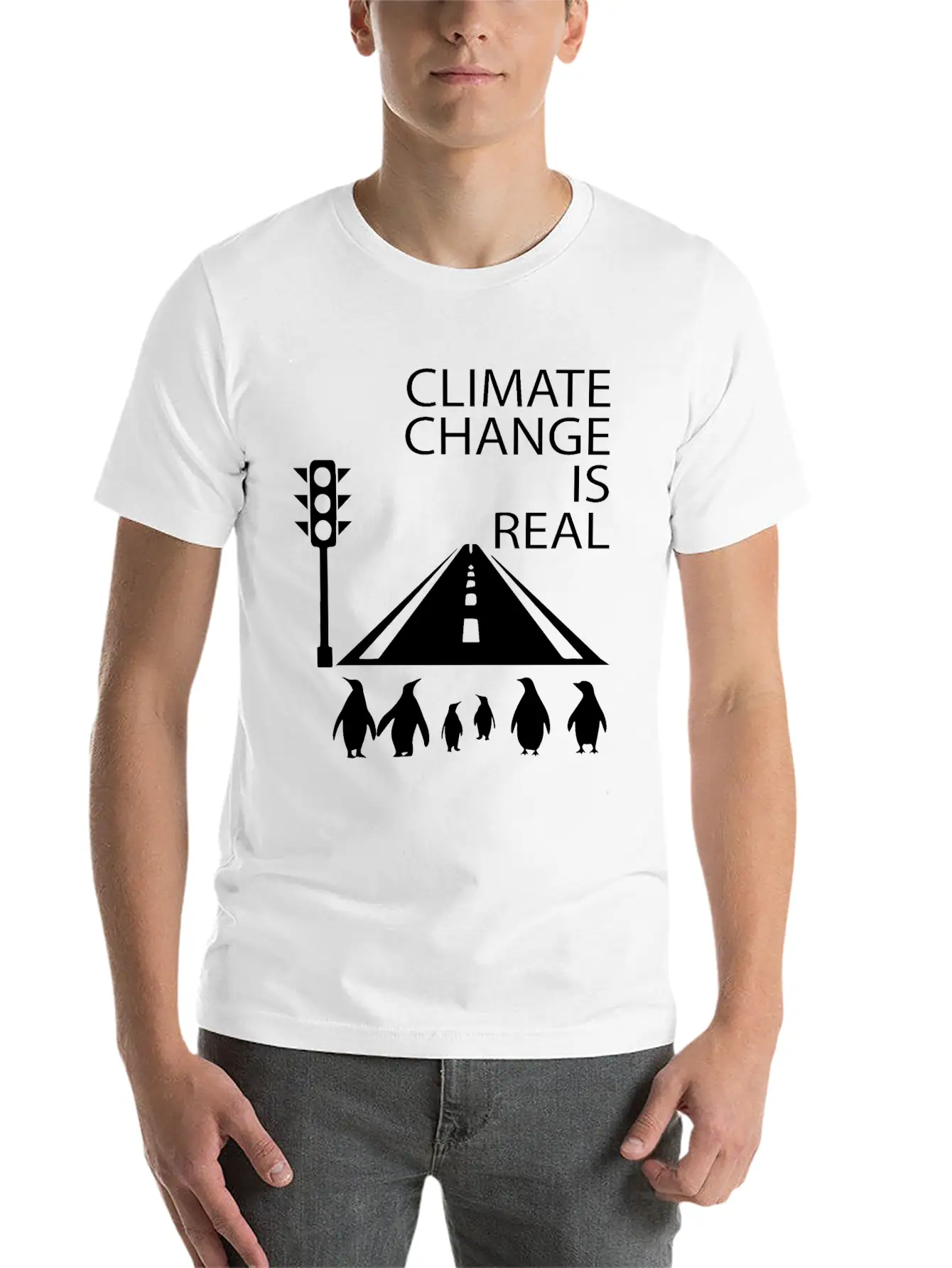 Climate Change Is Real, Awareness Environmental Essential Cotton Tee For Daily Outfits – Unisex Style