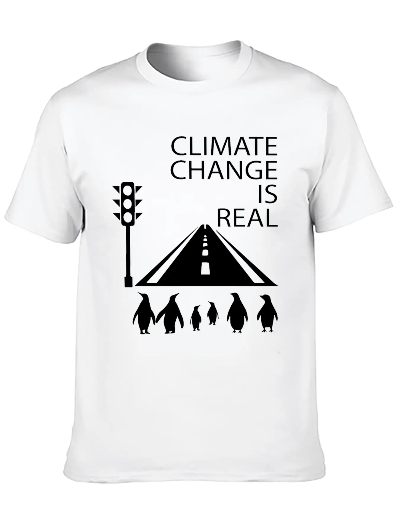Climate Change Is Real, Awareness Environmental Essential Cotton Tee For Daily Outfits – Unisex Style