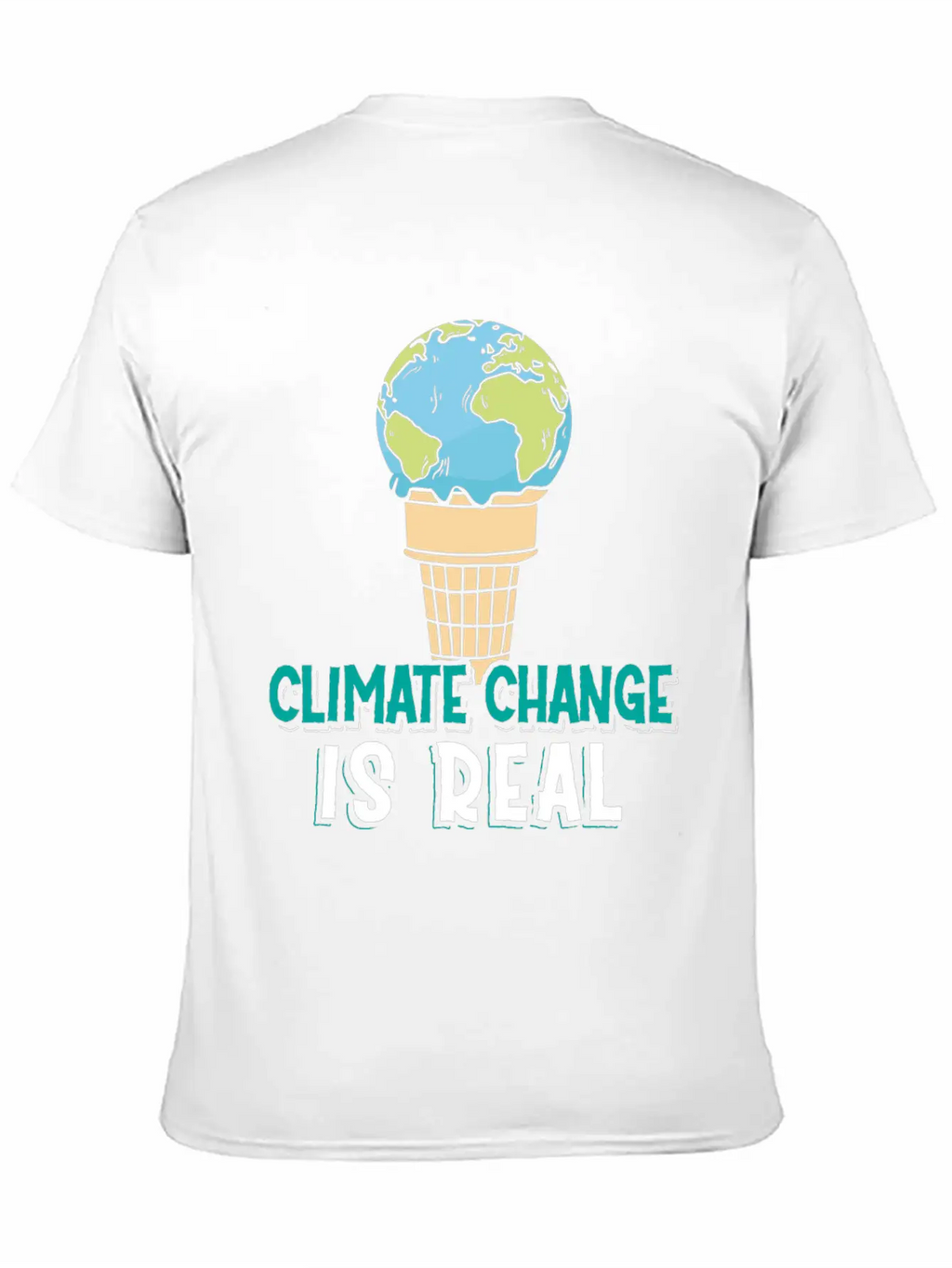 Climate Change Is Real Klimawandel Globale Breathable Soft Cotton T-Shirt – Timeless Casual Look