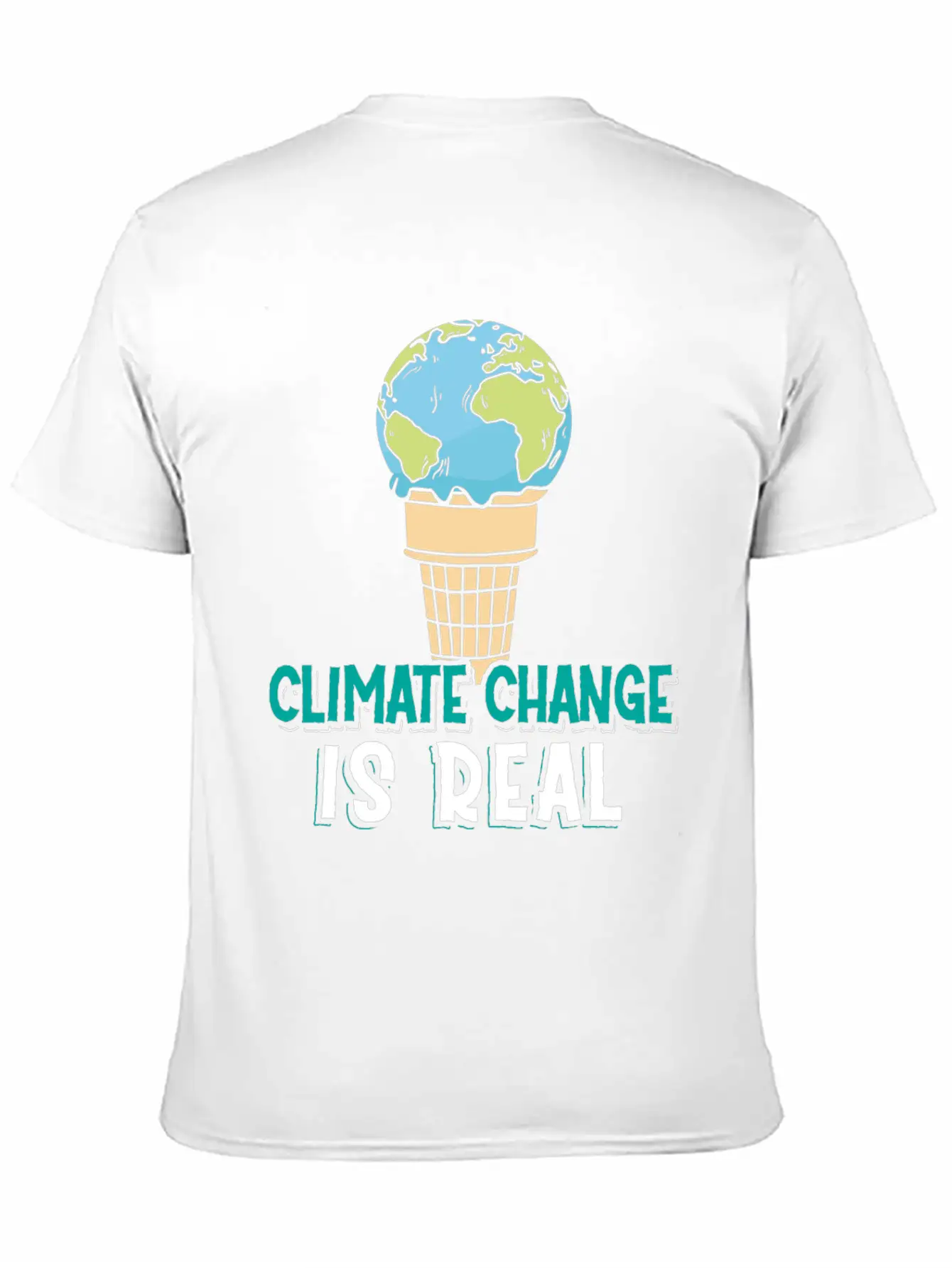 Climate Change Is Real Klimawandel Globale Breathable Soft Cotton T-Shirt – Timeless Casual Look