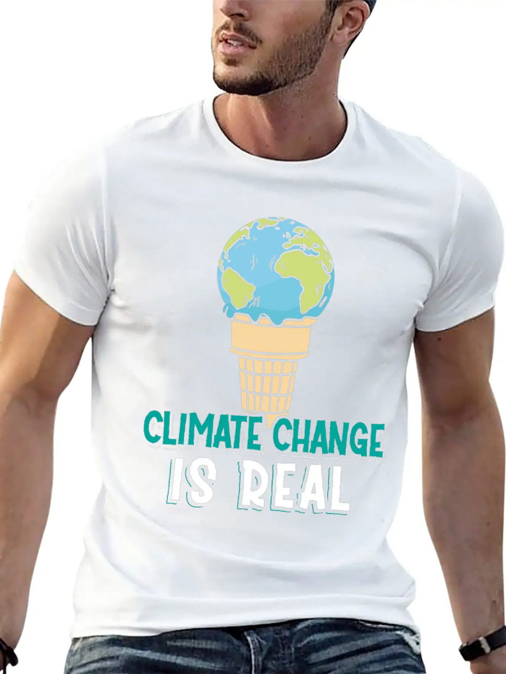 Climate Change Is Real Klimawandel Globale Breathable Soft Cotton T-Shirt – Timeless Casual Look