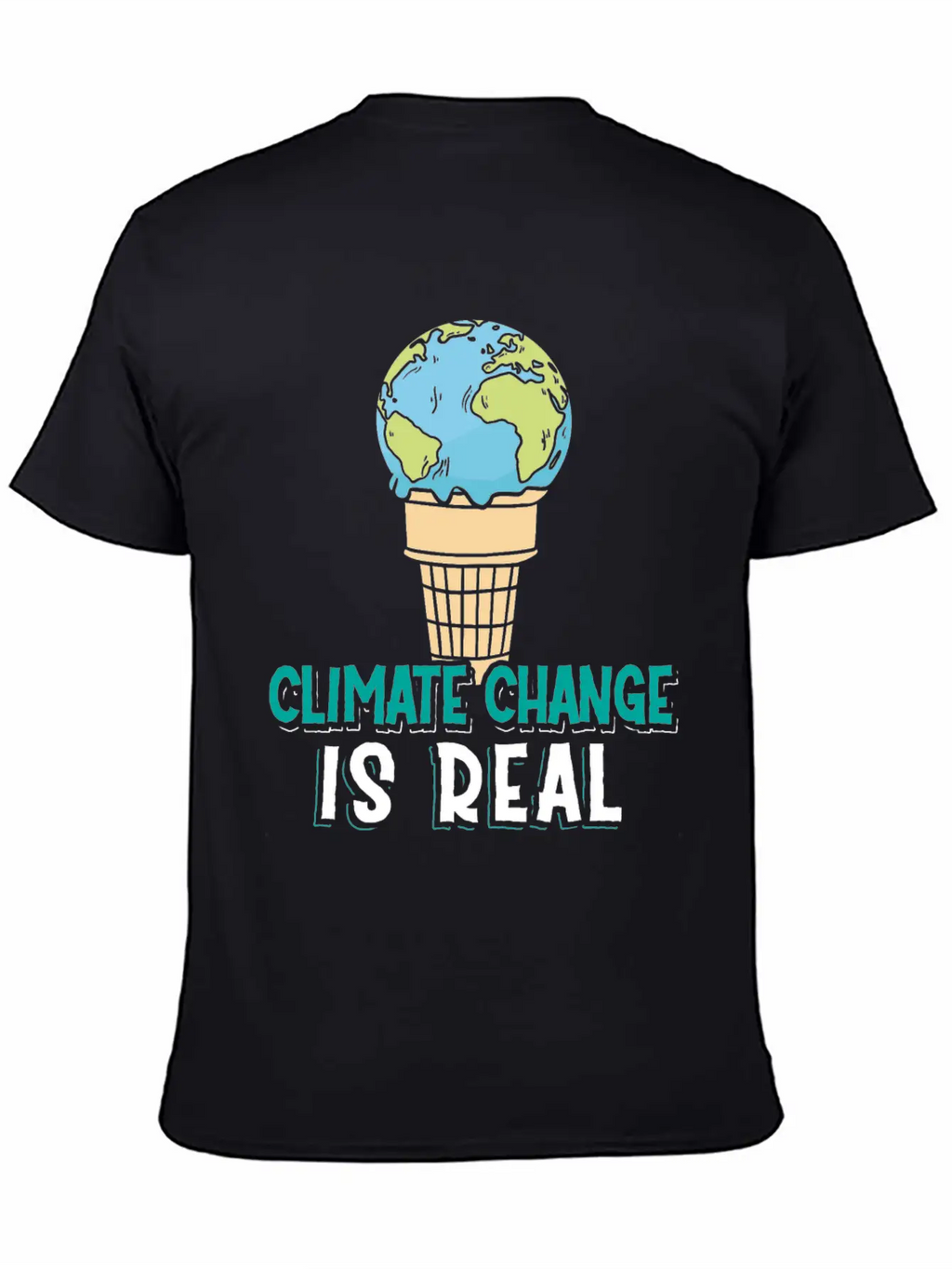 Climate Change Is Real Klimawandel Globale Breathable Soft Cotton T-Shirt – Timeless Casual Look