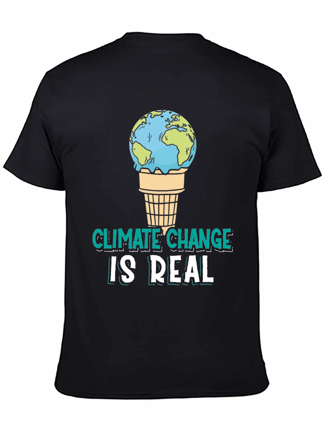 Climate Change Is Real Klimawandel Globale Breathable Soft Cotton T-Shirt – Timeless Casual Look