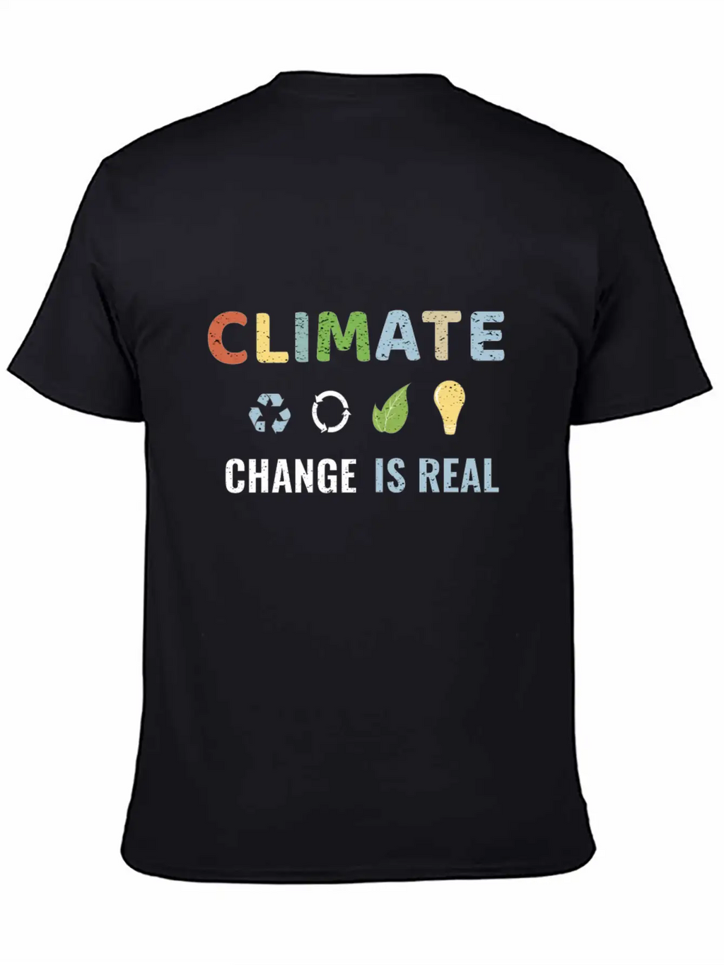 Climate Change Is Real Unisex Short Sleeve Soft Cotton T-Shirt – Casual Everyday Wear