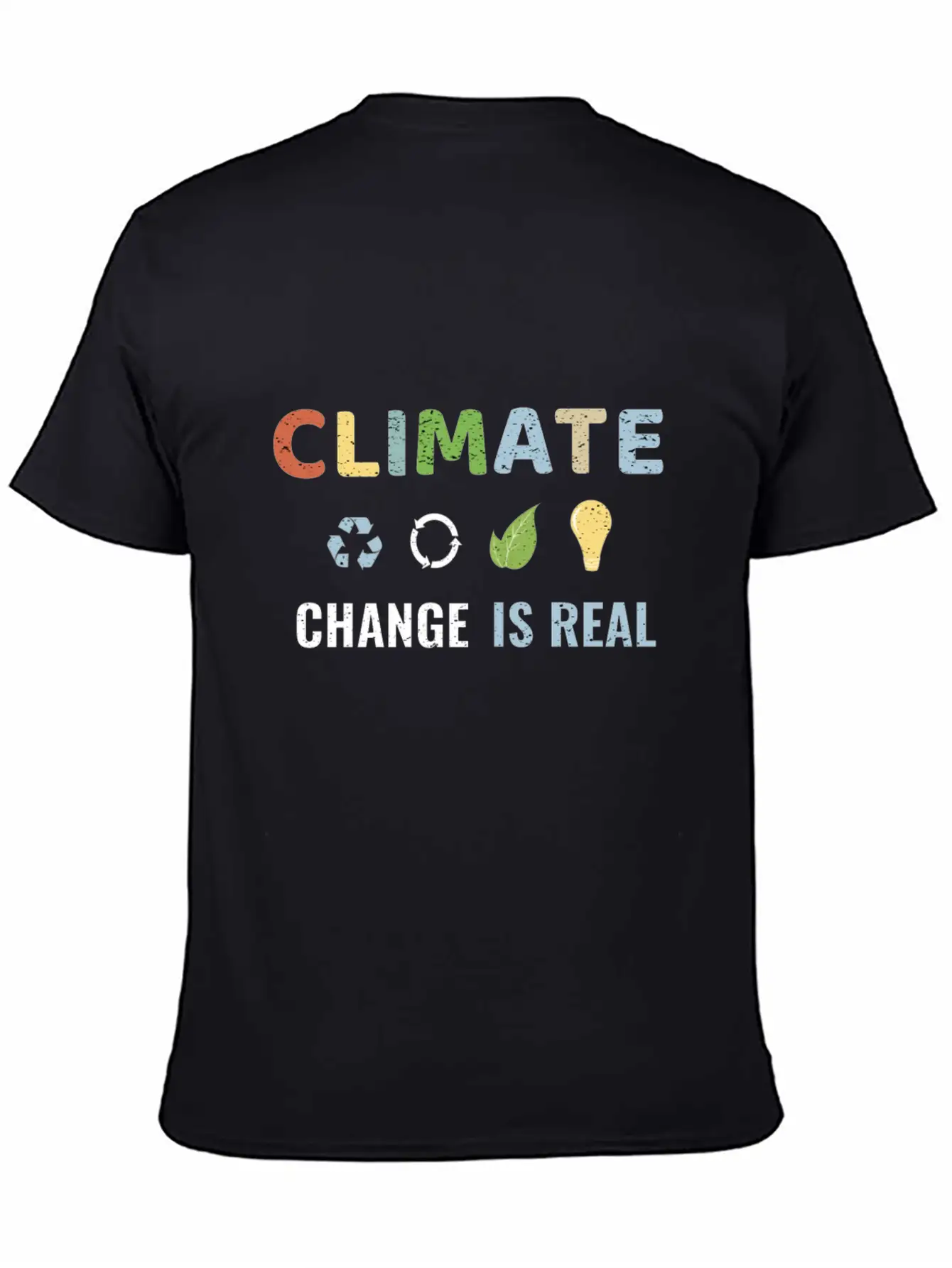 Climate Change Is Real Unisex Short Sleeve Soft Cotton T-Shirt – Casual Everyday Wear