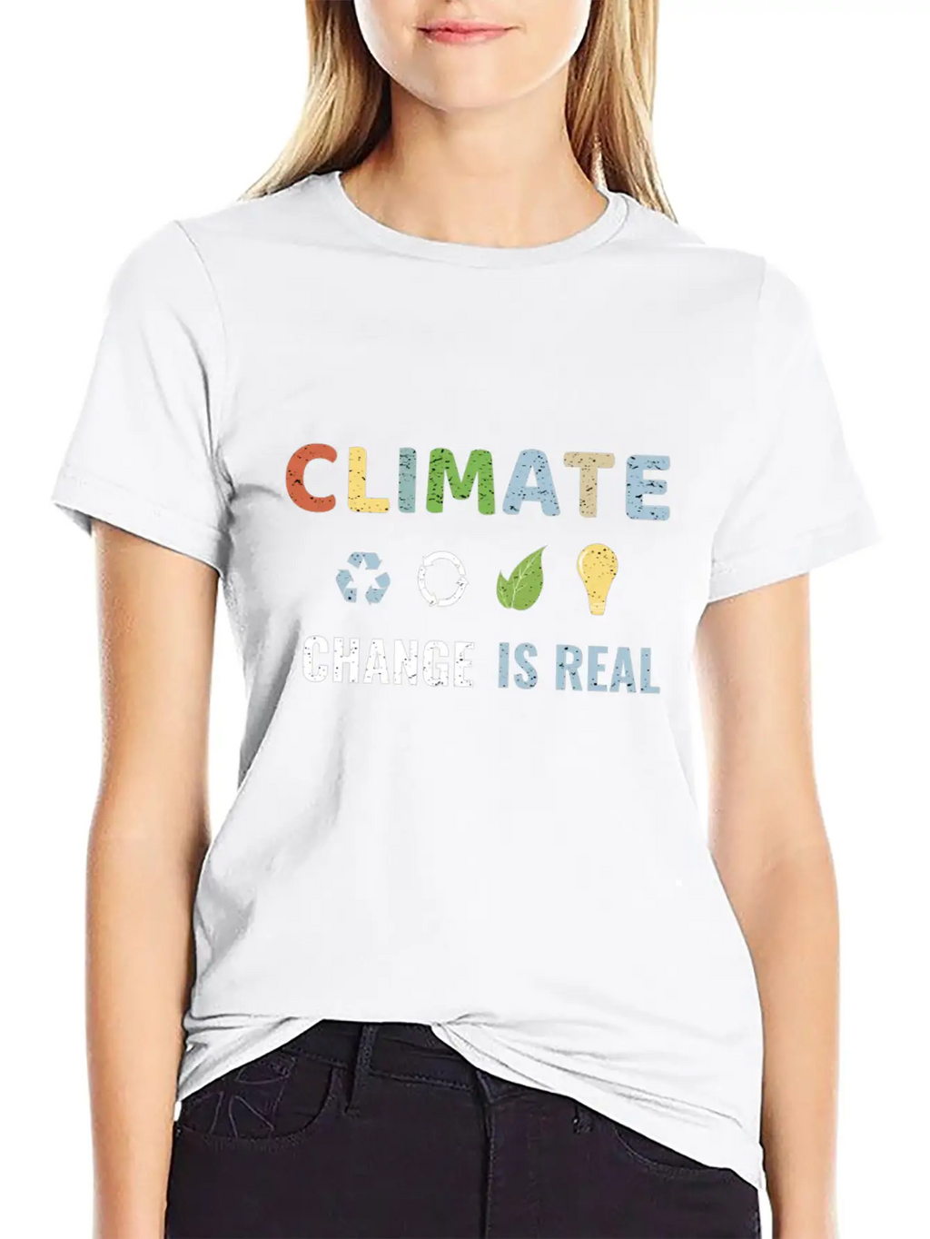 Climate Change Is Real Unisex Short Sleeve Soft Cotton T-Shirt – Casual Everyday Wear
