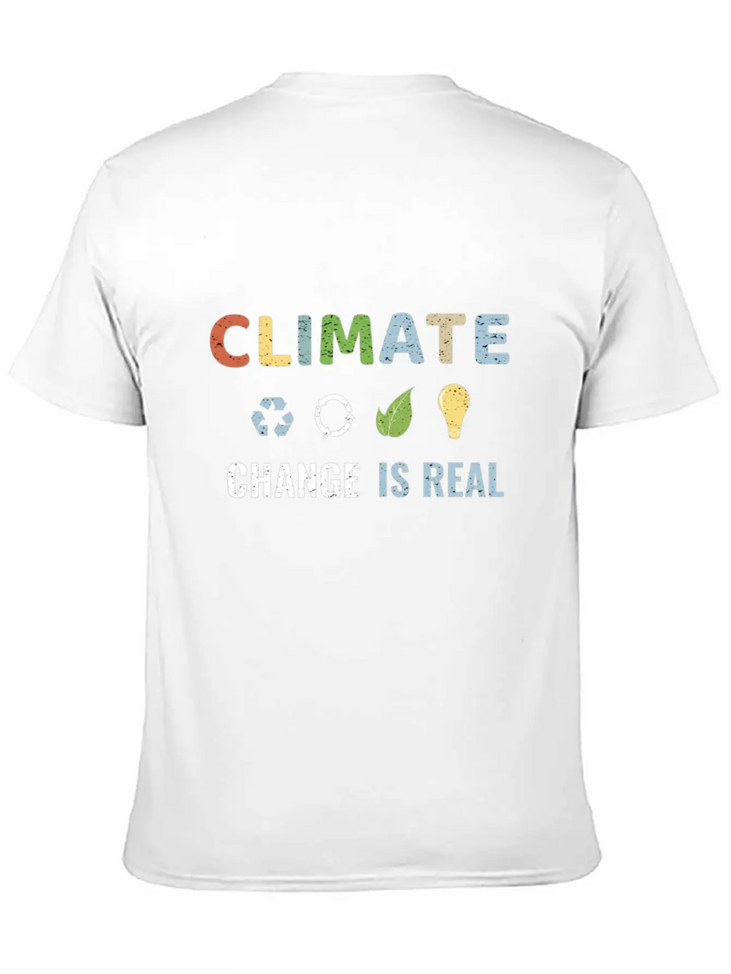 Climate Change Is Real Unisex Short Sleeve Soft Cotton T-Shirt – Casual Everyday Wear