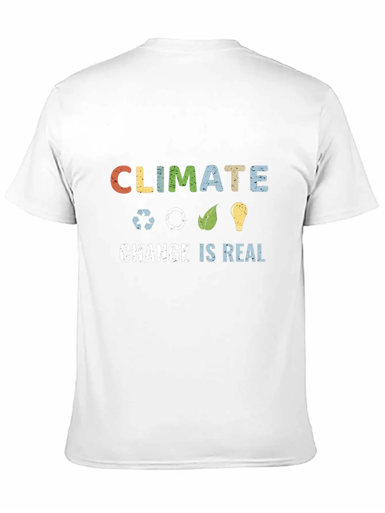Climate Change Is Real Unisex Short Sleeve Soft Cotton T-Shirt – Casual Everyday Wear
