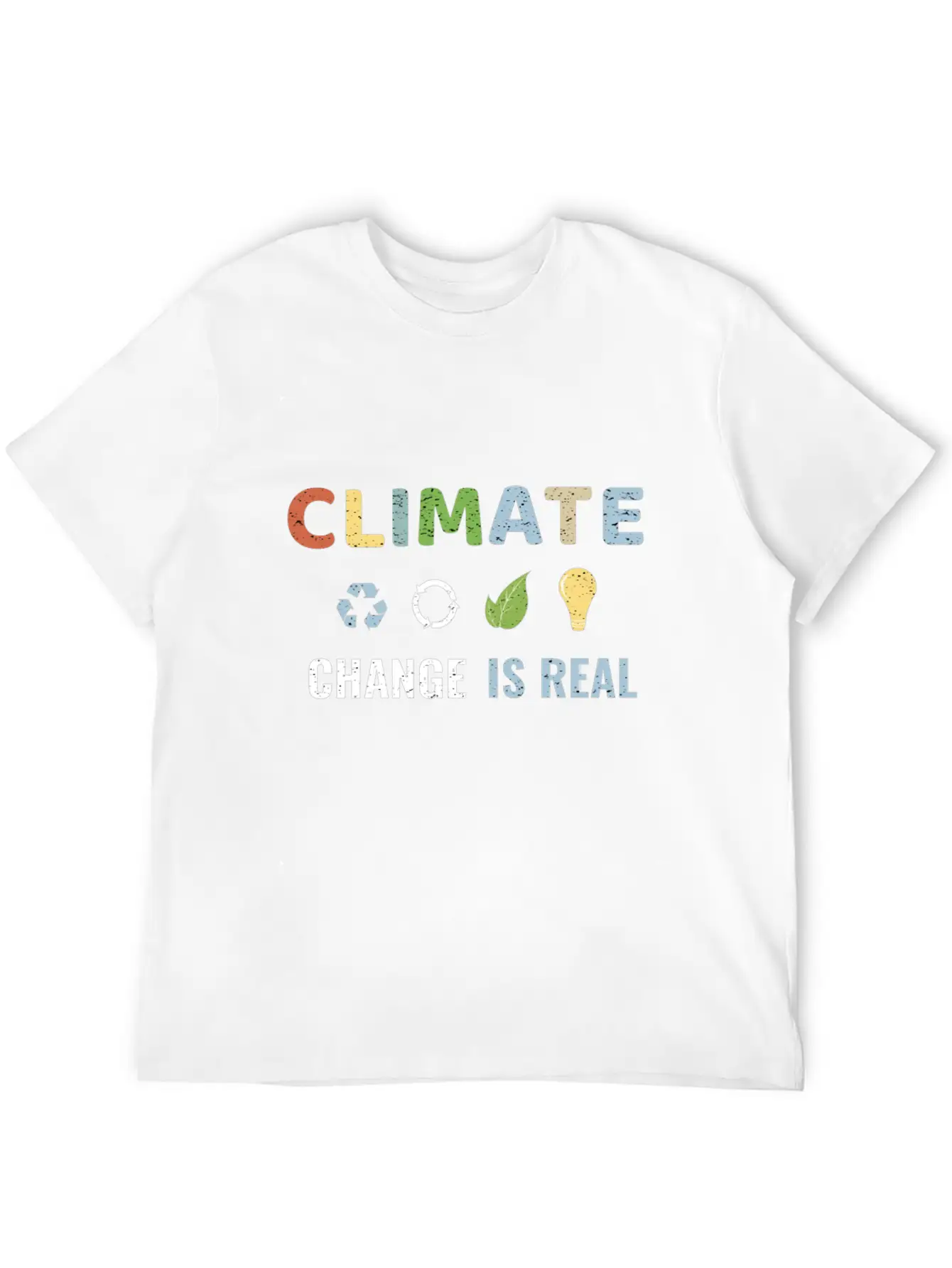 Climate Change Is Real Unisex Short Sleeve Soft Cotton T-Shirt – Casual Everyday Wear
