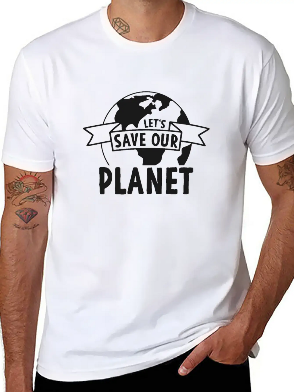 Climate Change Protection Classic Fit Graphic Tee For Daily Comfort – Unisex Cotton Shirt