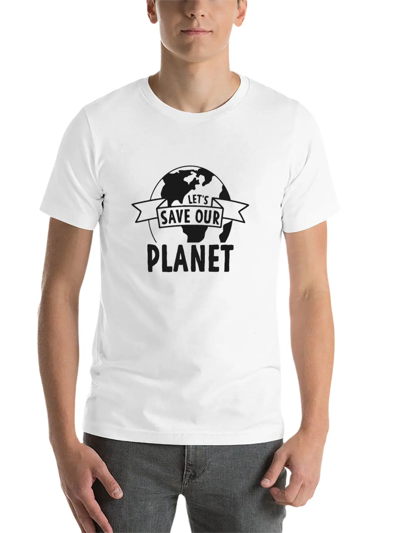 Climate Change Protection Classic Fit Graphic Tee For Daily Comfort – Unisex Cotton Shirt