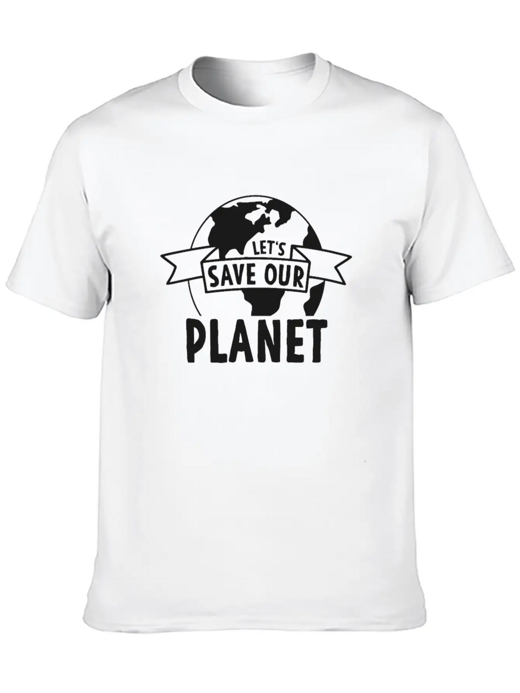 Climate Change Protection Classic Fit Graphic Tee For Daily Comfort – Unisex Cotton Shirt