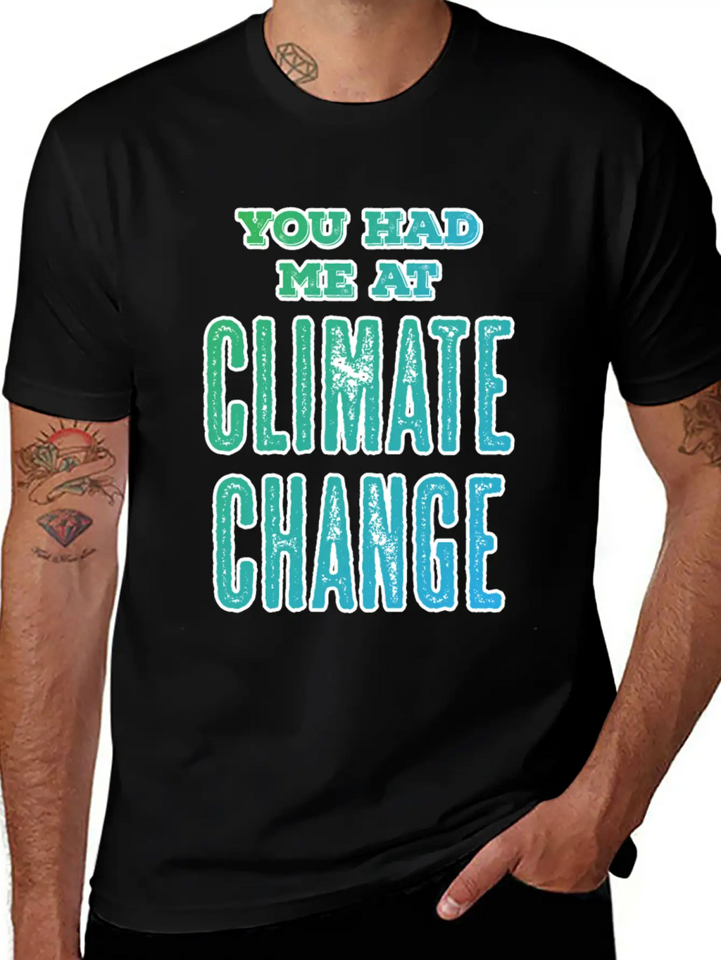 Climate Change Quote | Environmental Protection Unisex Casual T-Shirt – Clean Design For Daily Comfort