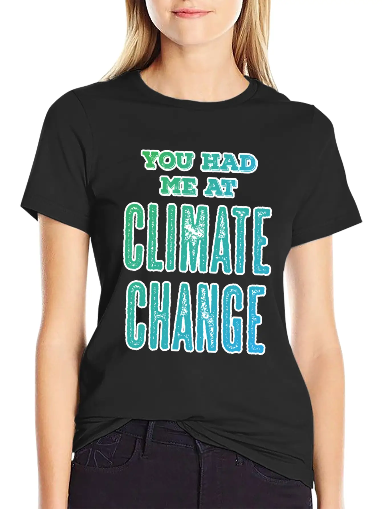 Climate Change Quote | Environmental Protection Unisex Casual T-Shirt – Clean Design For Daily Comfort