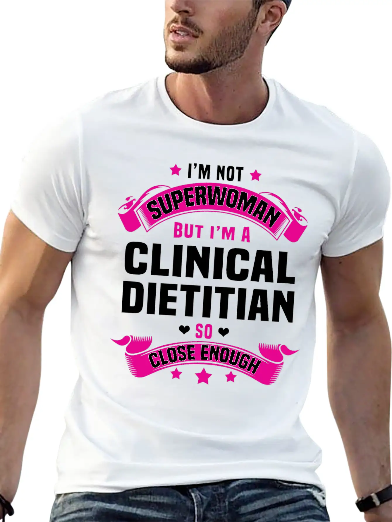 Clinical Dietitian Breathable Graphic T-Shirt – Perfect For Casual Days