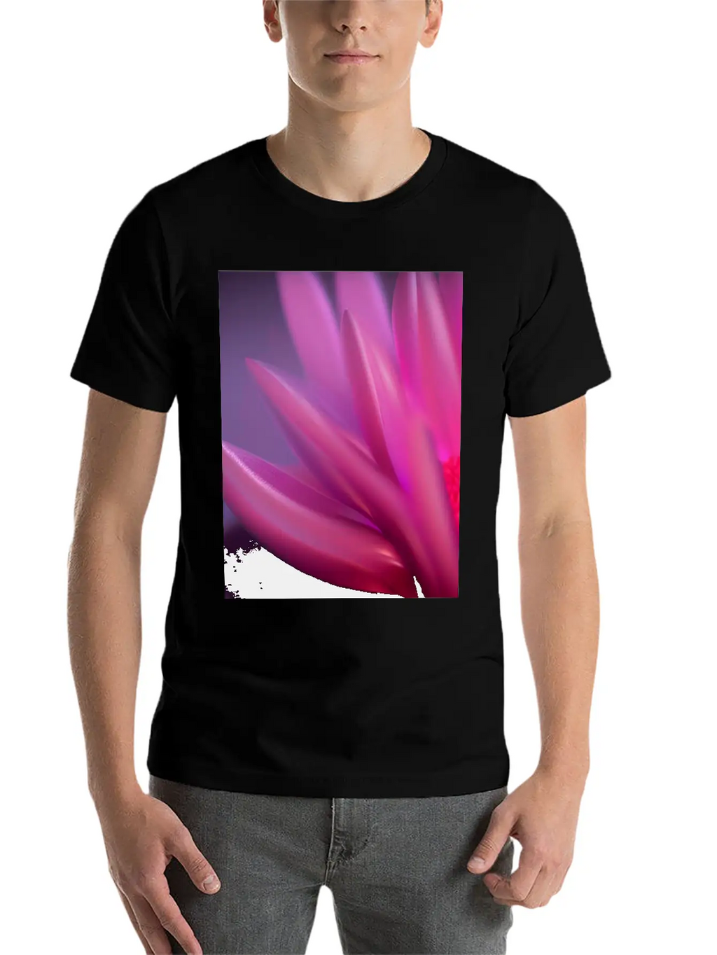 Close-Up Of Life Itself Unisex Casual T-Shirt – Clean Design For Daily Comfort