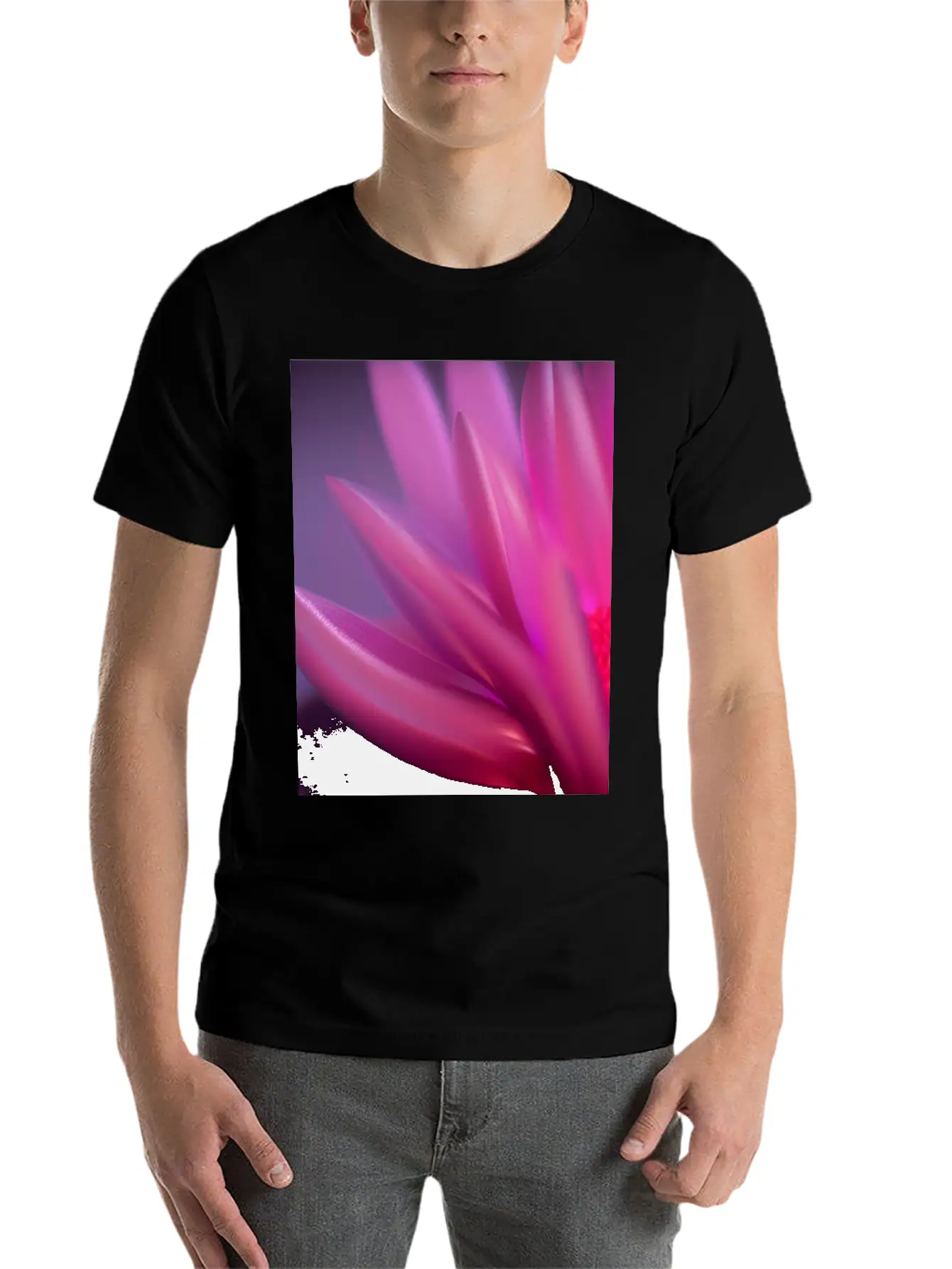 Close-Up Of Life Itself Unisex Casual T-Shirt – Clean Design For Daily Comfort