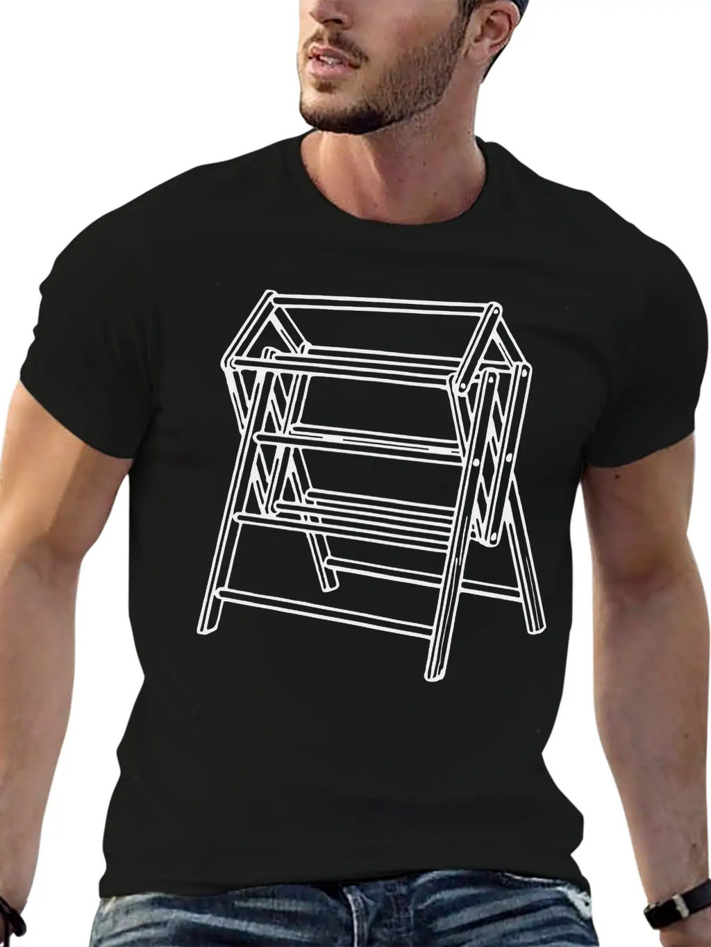 Clothes Airer Unisex Casual T-Shirt – Clean Design For Daily Comfort