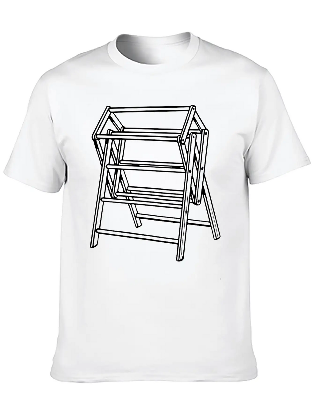 Clothes Airer Unisex Casual T-Shirt – Clean Design For Daily Comfort