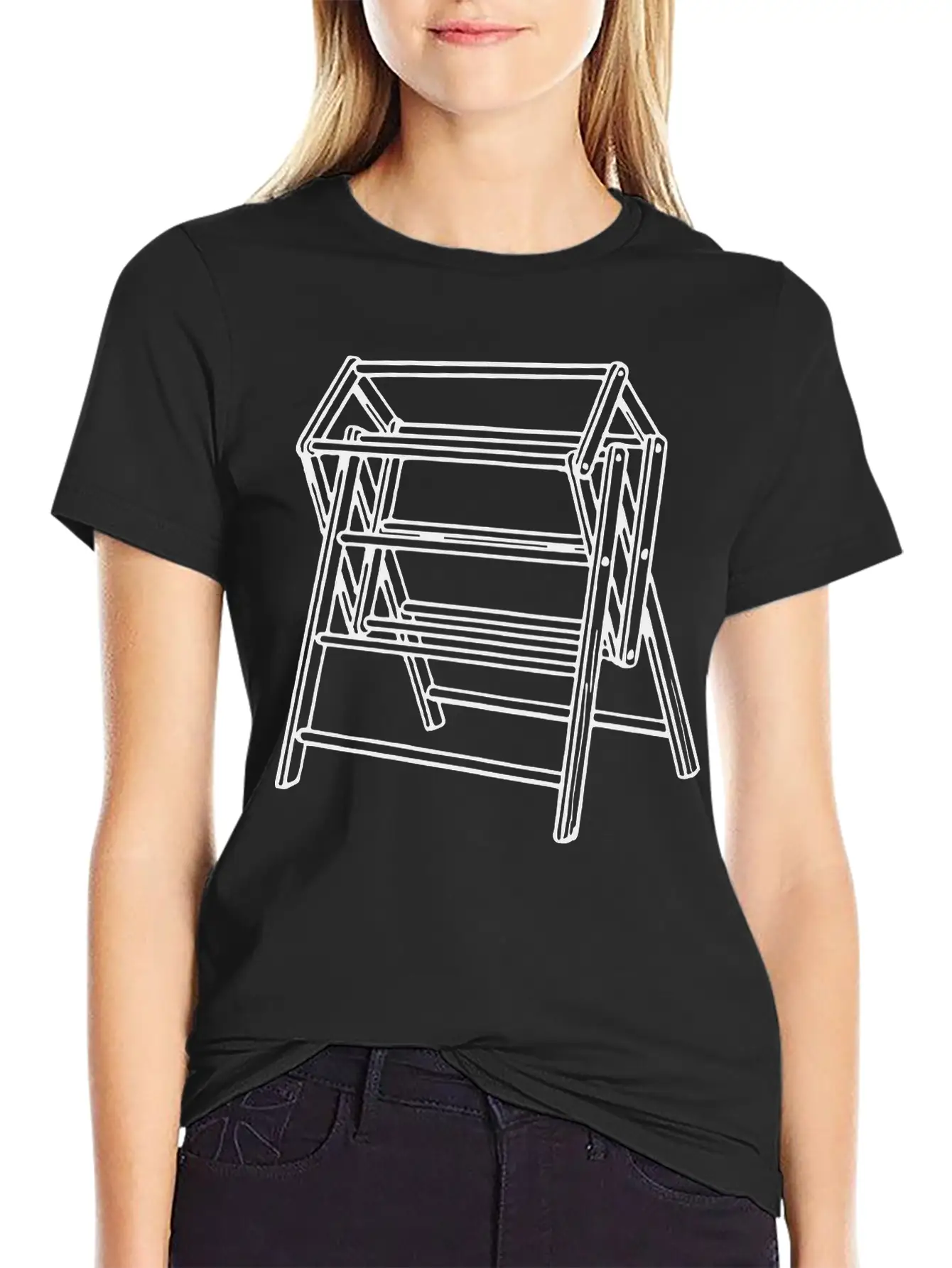 Clothes Airer Unisex Casual T-Shirt – Clean Design For Daily Comfort