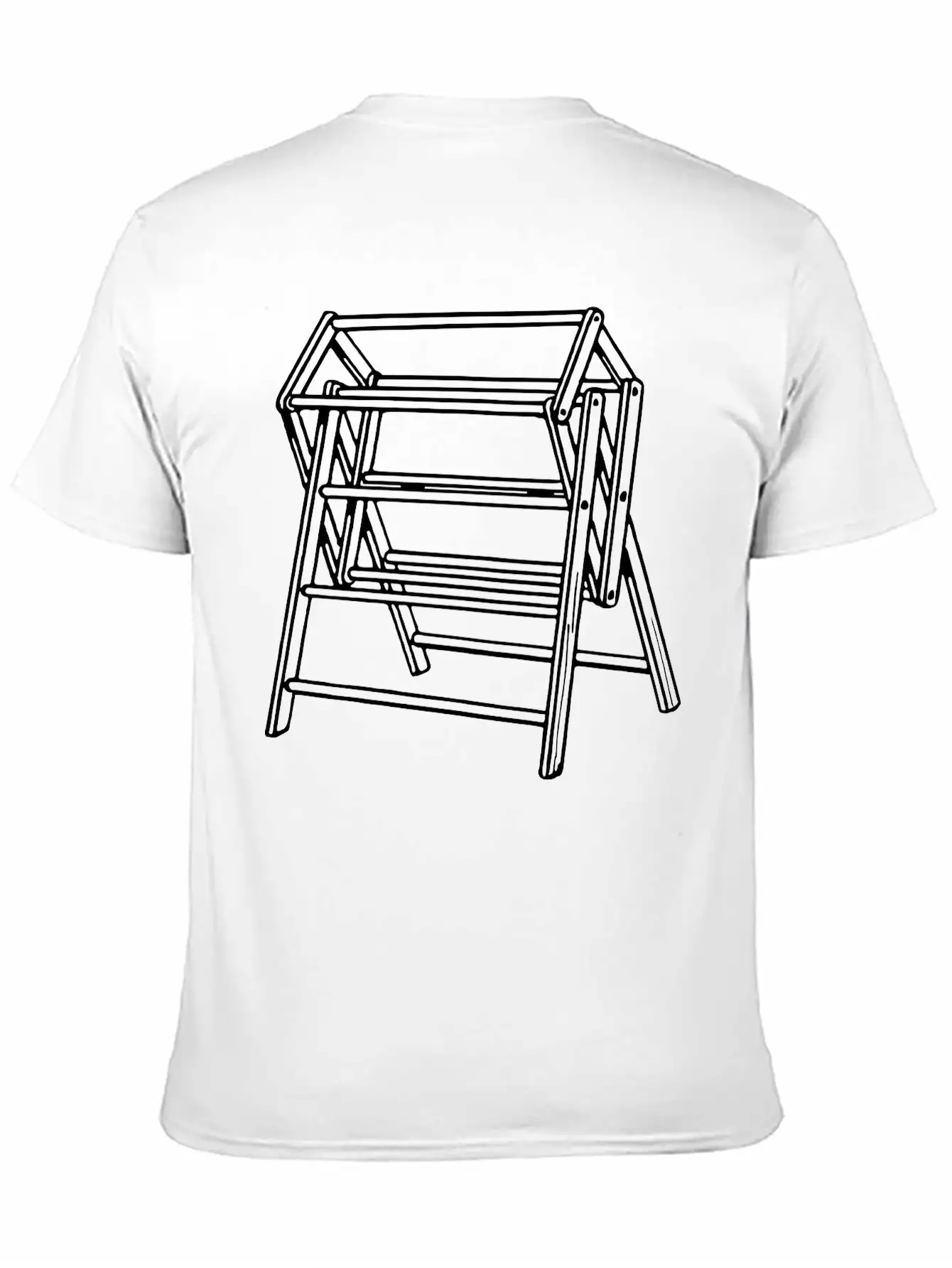 Clothes Airer Unisex Casual T-Shirt – Clean Design For Daily Comfort