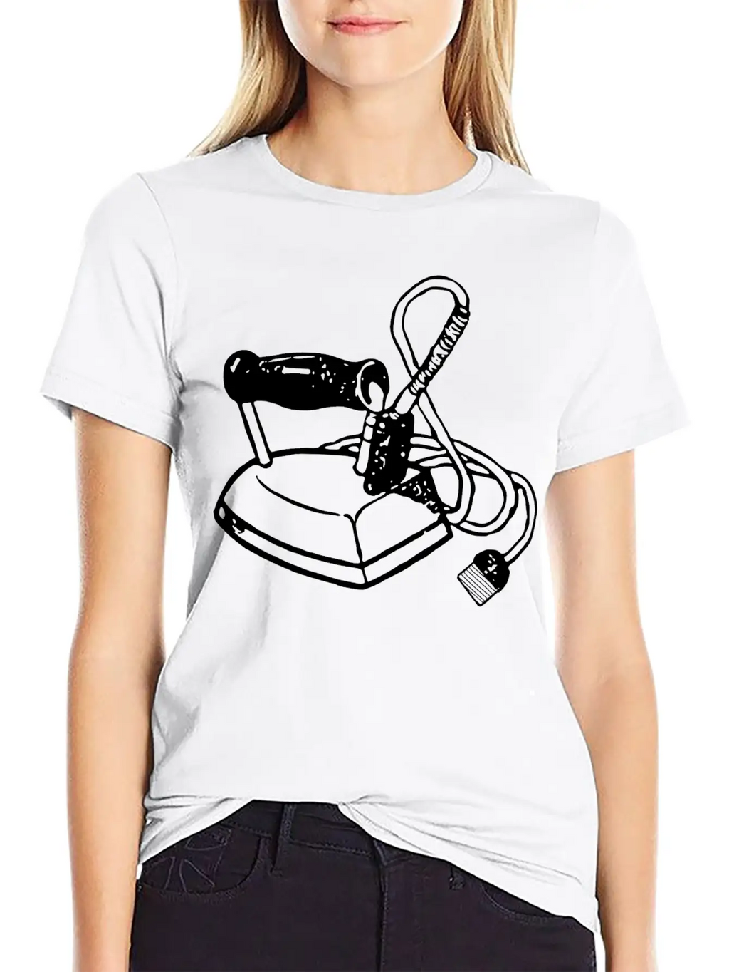 Clothes Iron Remix Unisex Casual T-Shirt – Clean Design For Daily Comfort