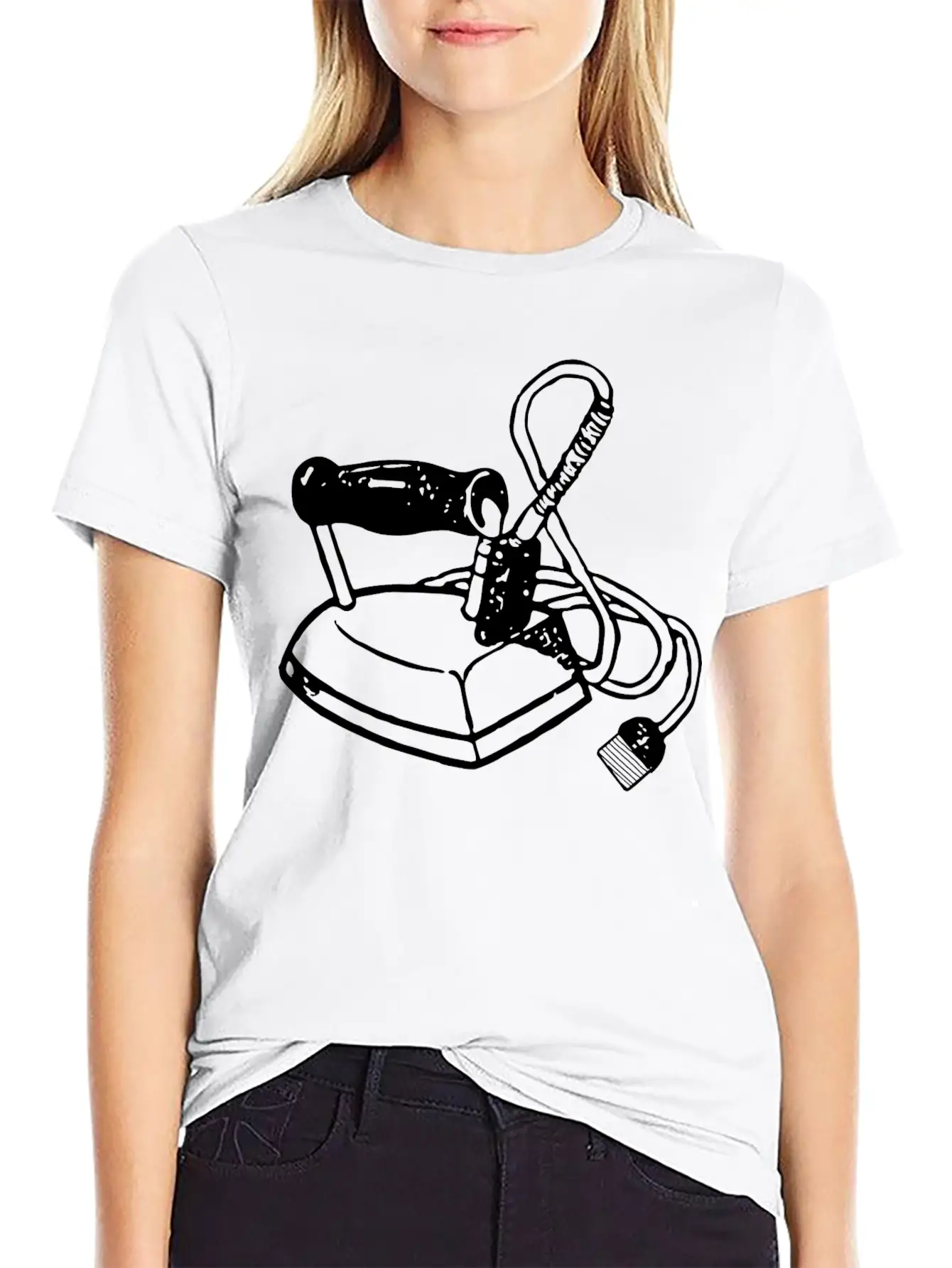 Clothes Iron Remix Unisex Casual T-Shirt – Clean Design For Daily Comfort