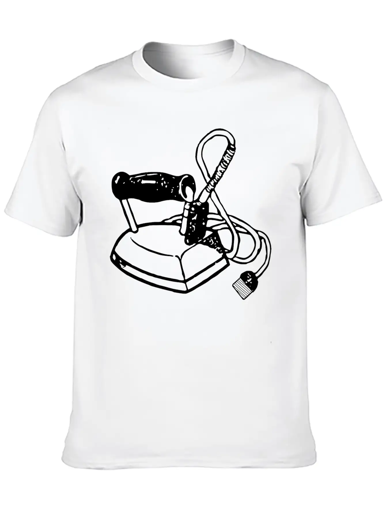 Clothes Iron Remix Unisex Casual T-Shirt – Clean Design For Daily Comfort