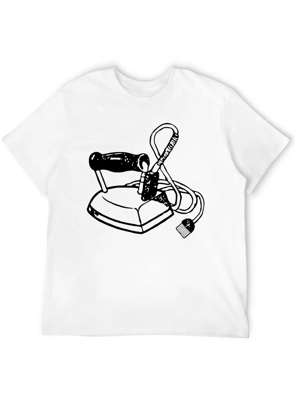 Clothes Iron Remix Unisex Casual T-Shirt – Clean Design For Daily Comfort